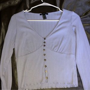 Light Blue Buttoned Long Sleeve Shirt